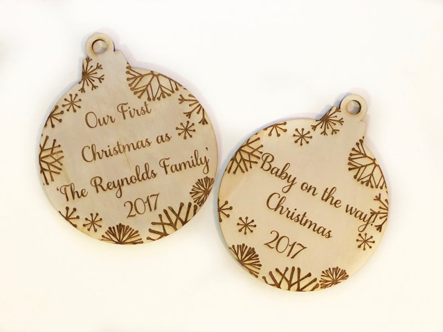 Personalised | Christmas Bauble {Round}