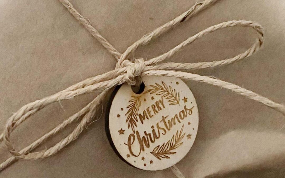 Engraved Christmas Tags | Round | 30mm