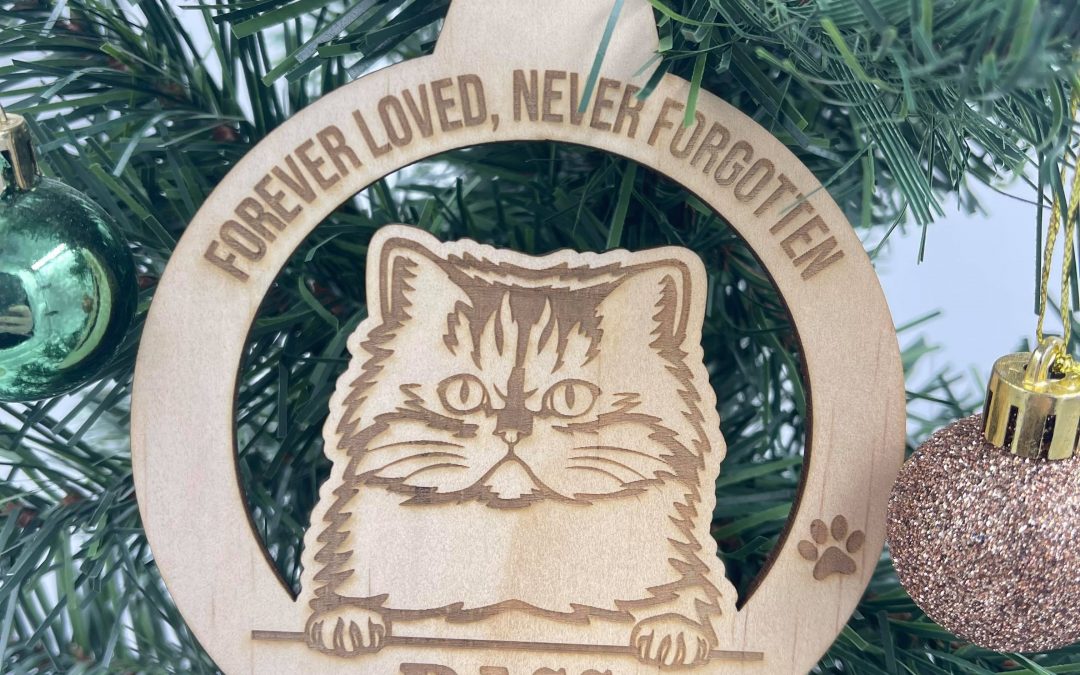 Memorial | Cat Wooden Bauble