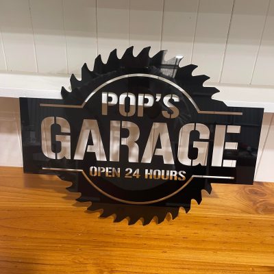 Main Garage Sign